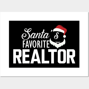 Realtor - Santa's favorite realtor Posters and Art